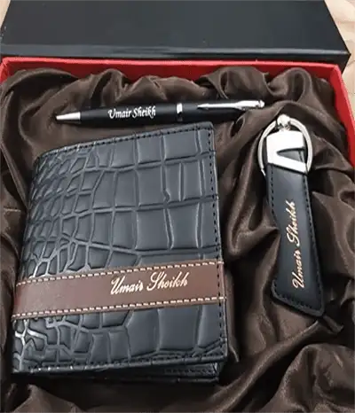 Crocodile Wallet Set - Image 1