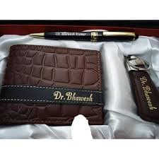 Customized Leather Gift Set - Image 1