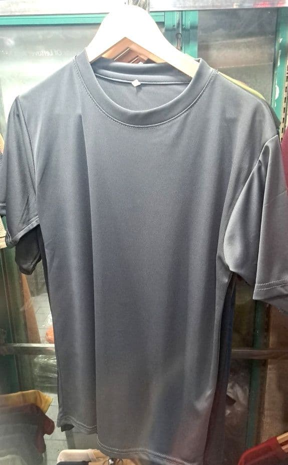 Custom Printed Dry-Fit T-Shirt (Front Pocket + Back A4 Print) - Image 1